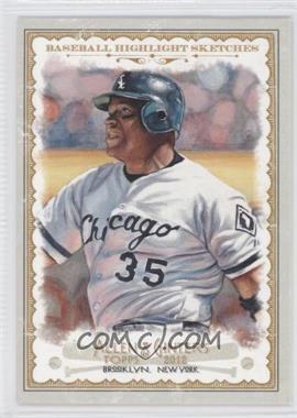 2012 Topps Allen & Ginter's - Baseball Highlight Sketches #BH-6 - Frank Thomas