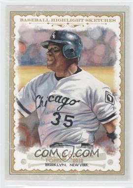 2012 Topps Allen & Ginter's - Baseball Highlight Sketches #BH-6 - Frank Thomas