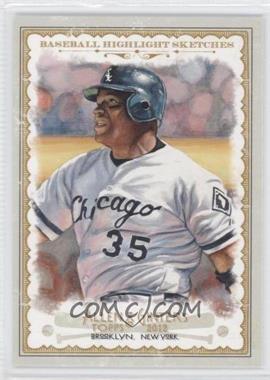 2012 Topps Allen & Ginter's - Baseball Highlight Sketches #BH-6 - Frank Thomas