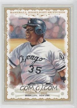 2012 Topps Allen & Ginter's - Baseball Highlight Sketches #BH-6 - Frank Thomas