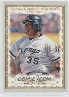 2012 Topps Allen & Ginter's - Baseball Highlight Sketches #BH-6 - Frank Thomas