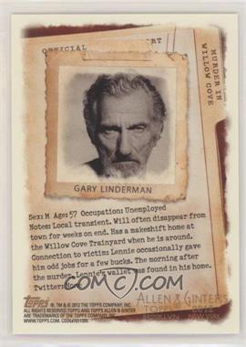 2012 Topps Allen & Ginter's - Code Cards #_GALI - Gary Linderman