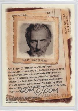 2012 Topps Allen & Ginter's - Code Cards #_GALI - Gary Linderman