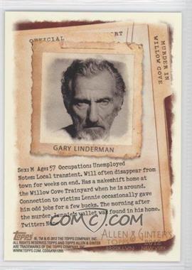 2012 Topps Allen & Ginter's - Code Cards #_GALI - Gary Linderman