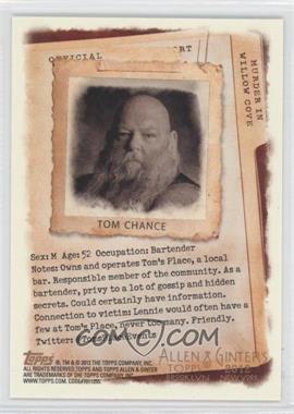 2012 Topps Allen & Ginter's - Code Cards #_TOCH - Tom Chance