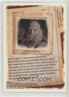 2012 Topps Allen & Ginter's - Code Cards #_TOCH - Tom Chance