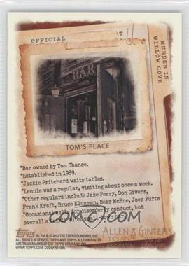 2012 Topps Allen & Ginter's - Code Cards #_TOPL - Tom's Place