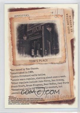 2012 Topps Allen & Ginter's - Code Cards #_TOPL - Tom's Place