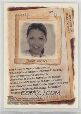 2012 Topps Allen & Ginter's - Code Cards #_TRGI - Trudy Givens