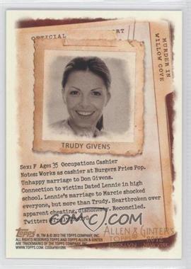 2012 Topps Allen & Ginter's - Code Cards #_TRGI - Trudy Givens