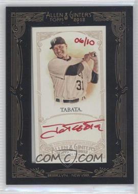 2012 Topps Allen & Ginter's - Framed Mini Autographs - Red Ink #AGA-JT.2 - Jose Tabata /10