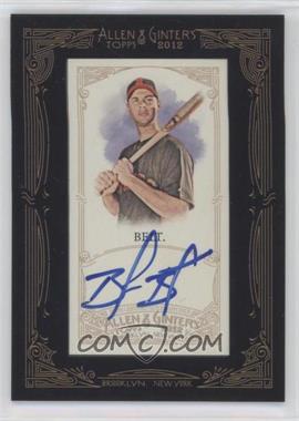 2012 Topps Allen & Ginter's - Framed Mini Autographs #AGA-BB - Brandon Belt [Good to VG‑EX]