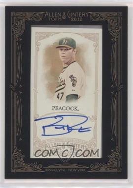 2012 Topps Allen & Ginter's - Framed Mini Autographs #AGA-BP.1 - Brad Peacock