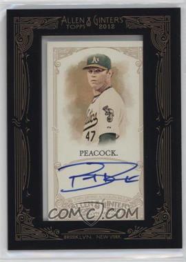 2012 Topps Allen & Ginter's - Framed Mini Autographs #AGA-BP.1 - Brad Peacock