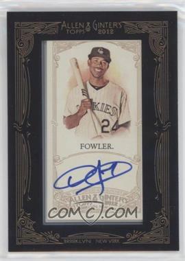 2012 Topps Allen & Ginter's - Framed Mini Autographs #AGA-DF - Dexter Fowler