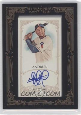 2012 Topps Allen & Ginter's - Framed Mini Autographs #AGA-EA - Elvis Andrus