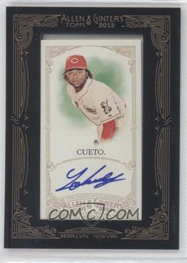 2012 Topps Allen & Ginter's - Framed Mini Autographs #AGA-JC - Johnny Cueto