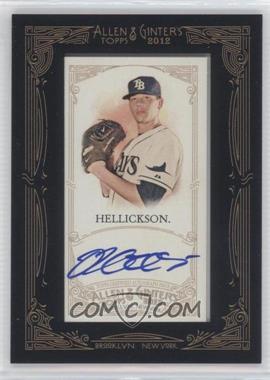 2012 Topps Allen & Ginter's - Framed Mini Autographs #AGA-JHE - Jeremy Hellickson