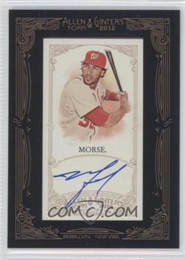 2012 Topps Allen & Ginter's - Framed Mini Autographs #AGA-MMR - Mike Morse