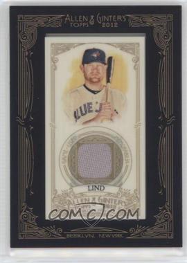 2012 Topps Allen & Ginter's - Framed Mini Relics #AGR-AL - Adam Lind