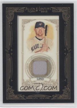 2012 Topps Allen & Ginter's - Framed Mini Relics #AGR-AL - Adam Lind