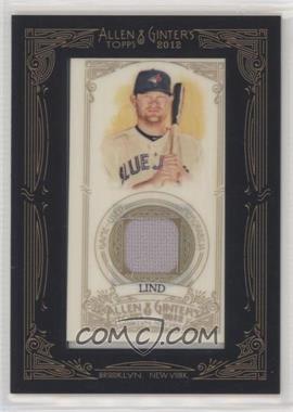 2012 Topps Allen & Ginter's - Framed Mini Relics #AGR-AL - Adam Lind