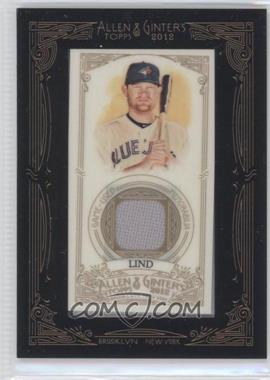 2012 Topps Allen & Ginter's - Framed Mini Relics #AGR-AL - Adam Lind