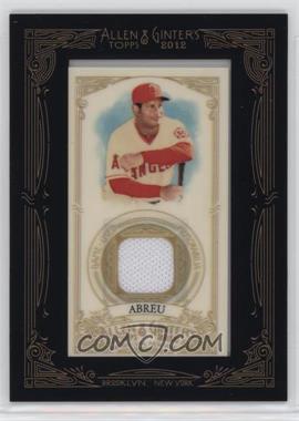 2012 Topps Allen & Ginter's - Framed Mini Relics #AGR-BA - Bobby Abreu