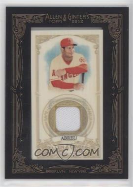 2012 Topps Allen & Ginter's - Framed Mini Relics #AGR-BA - Bobby Abreu