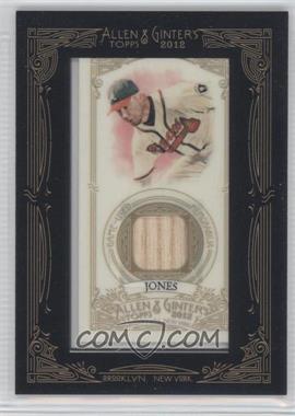 2012 Topps Allen & Ginter's - Framed Mini Relics #AGR-CJ - Chipper Jones