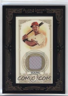 2012 Topps Allen & Ginter's - Framed Mini Relics #AGR-CY - Chris Young