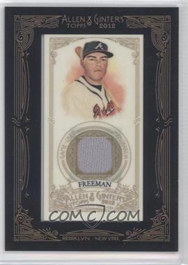 2012 Topps Allen & Ginter's - Framed Mini Relics #AGR-FF - Freddie Freeman