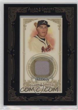 2012 Topps Allen & Ginter's - Framed Mini Relics #AGR-FF - Freddie Freeman