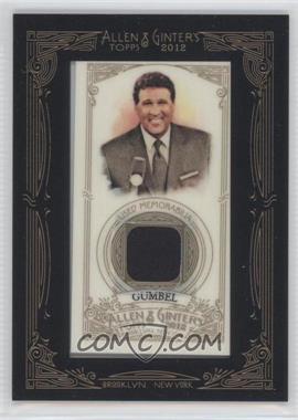 2012 Topps Allen & Ginter's - Framed Mini Relics #AGR-GG - Greg Gumbel