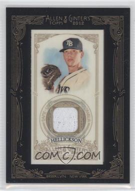 2012 Topps Allen & Ginter's - Framed Mini Relics #AGR-JHE - Jeremy Hellickson