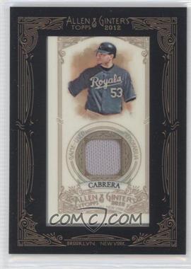 2012 Topps Allen & Ginter's - Framed Mini Relics #AGR-MCA - Melky Cabrera