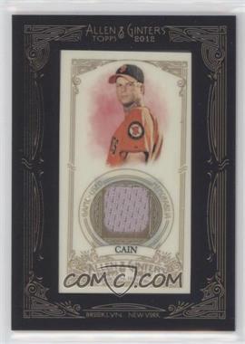 2012 Topps Allen & Ginter's - Framed Mini Relics #AGR-MCN - Matt Cain