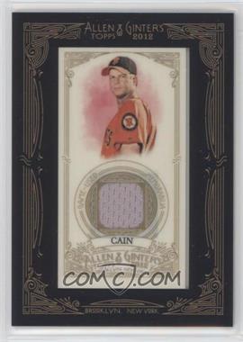 2012 Topps Allen & Ginter's - Framed Mini Relics #AGR-MCN - Matt Cain