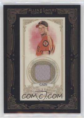 2012 Topps Allen & Ginter's - Framed Mini Relics #AGR-MCN - Matt Cain