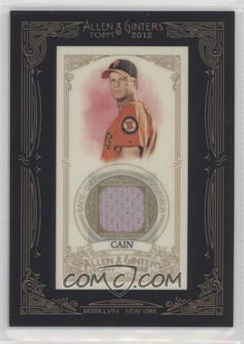 2012 Topps Allen & Ginter's - Framed Mini Relics #AGR-MCN - Matt Cain