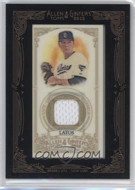 2012 Topps Allen & Ginter's - Framed Mini Relics #AGR-MLA - Mat Latos