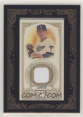 2012 Topps Allen & Ginter's - Framed Mini Relics #AGR-MLA - Mat Latos