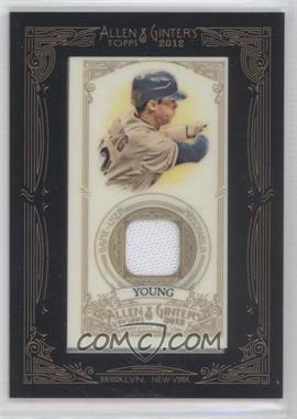 2012 Topps Allen & Ginter's - Framed Mini Relics #AGR-MY - Michael Young