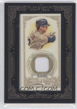 2012 Topps Allen & Ginter's - Framed Mini Relics #AGR-MY - Michael Young