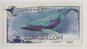 2012 Topps Allen & Ginter's - Giants of the Deep Minis #GD-1 - Humpback Whale