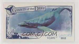 2012 Topps Allen & Ginter's - Giants of the Deep Minis #GD-1 - Humpback Whale