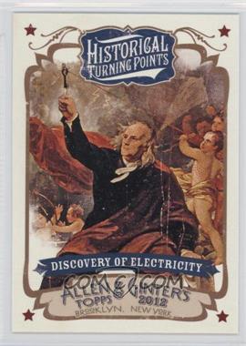 2012 Topps Allen & Ginter's - Historical Turning Points #HTP10 - Discovery of Electricity