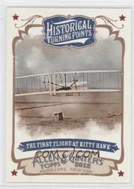 2012 Topps Allen & Ginter's - Historical Turning Points #HTP15 - The First Flight of Kitty Hawk