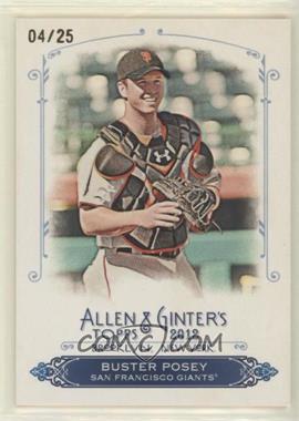 2012 Topps Allen & Ginter's - Rip Cards - Ripped #RC1 - Buster Posey /25