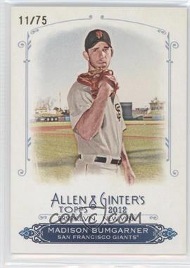 2012 Topps Allen & Ginter's - Rip Cards - Ripped #RC58 - Madison Bumgarner /75